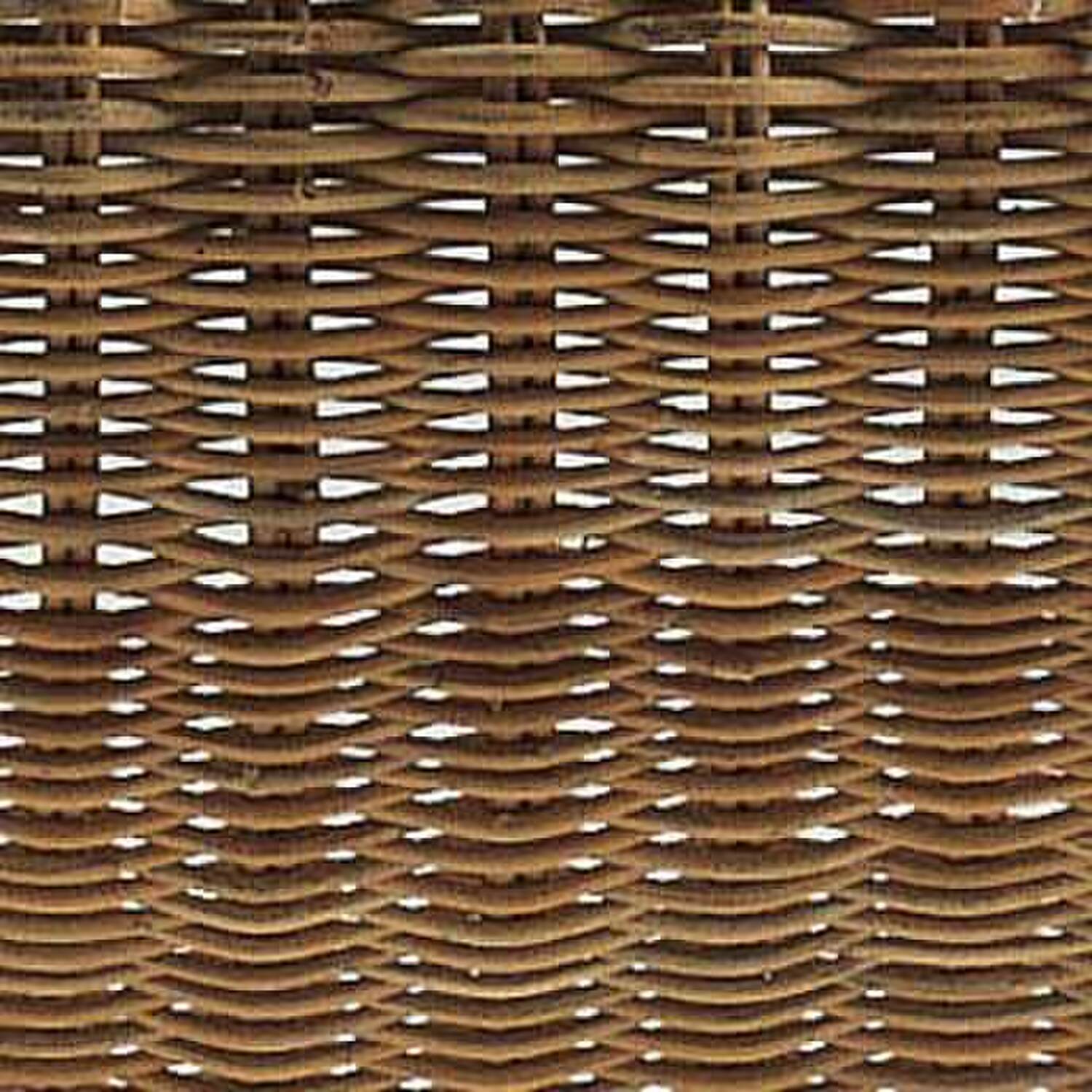 Detail of stained wicker finish Cappellini
