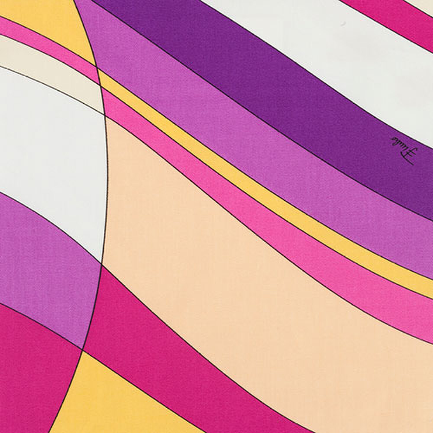 Detail of Pucci cotton finish Cappellini