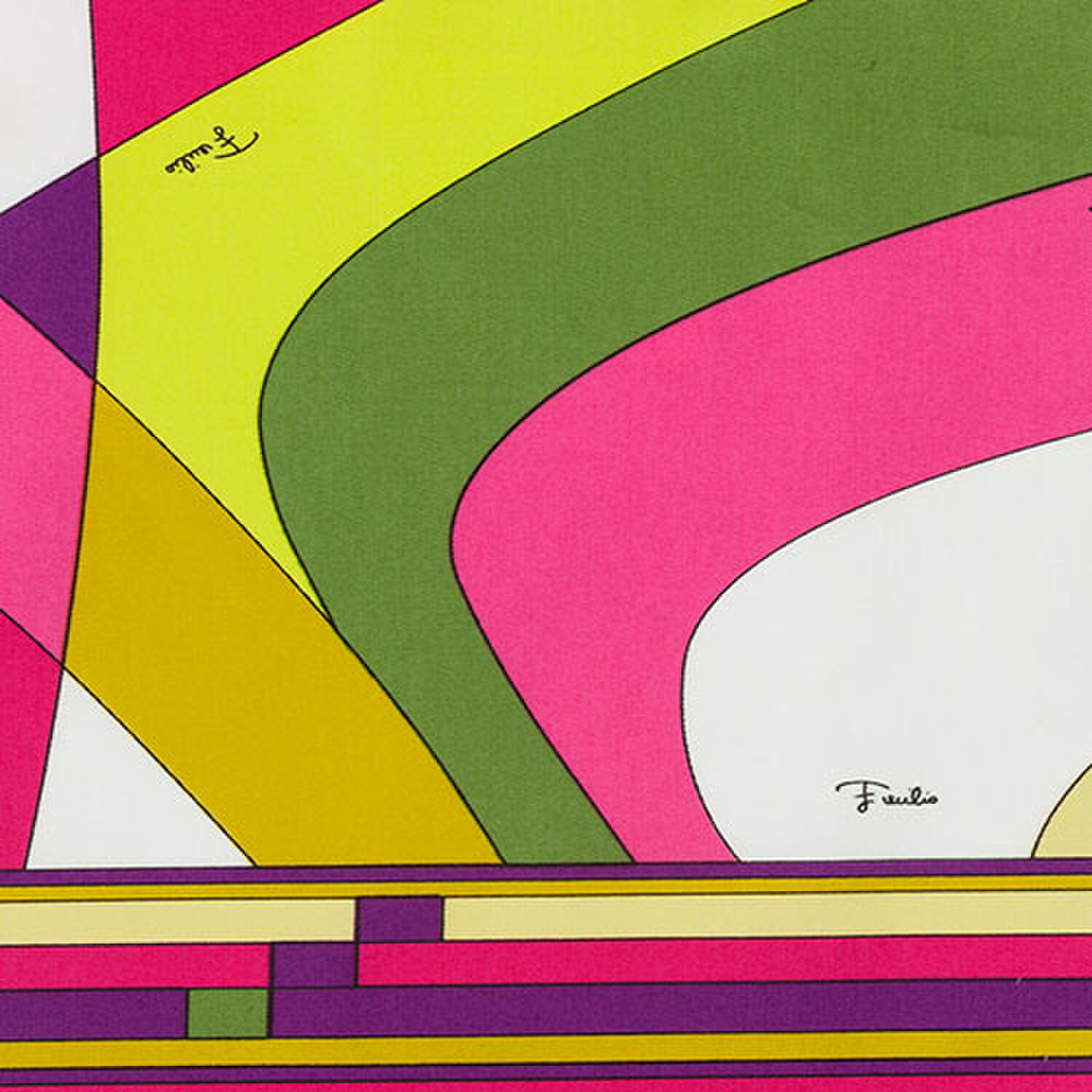 Detail of Pucci cotton finish Cappellini