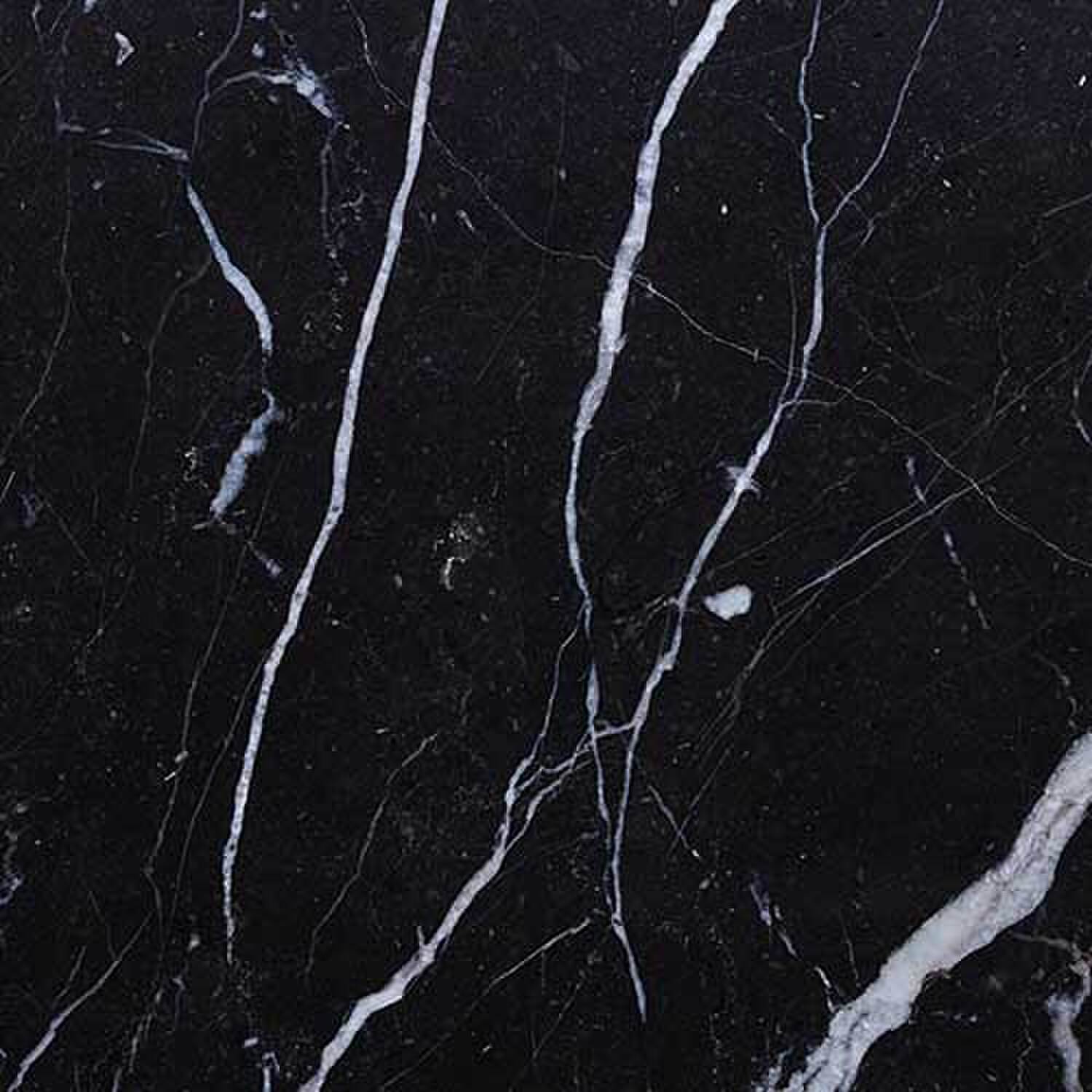 Detail of black marquinia marble finish Cappellini