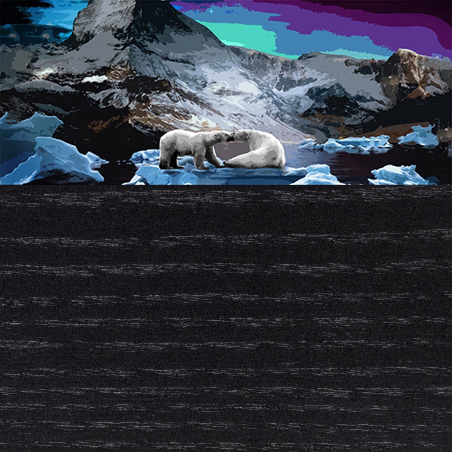 Detail of winter graphic finish Cappellini