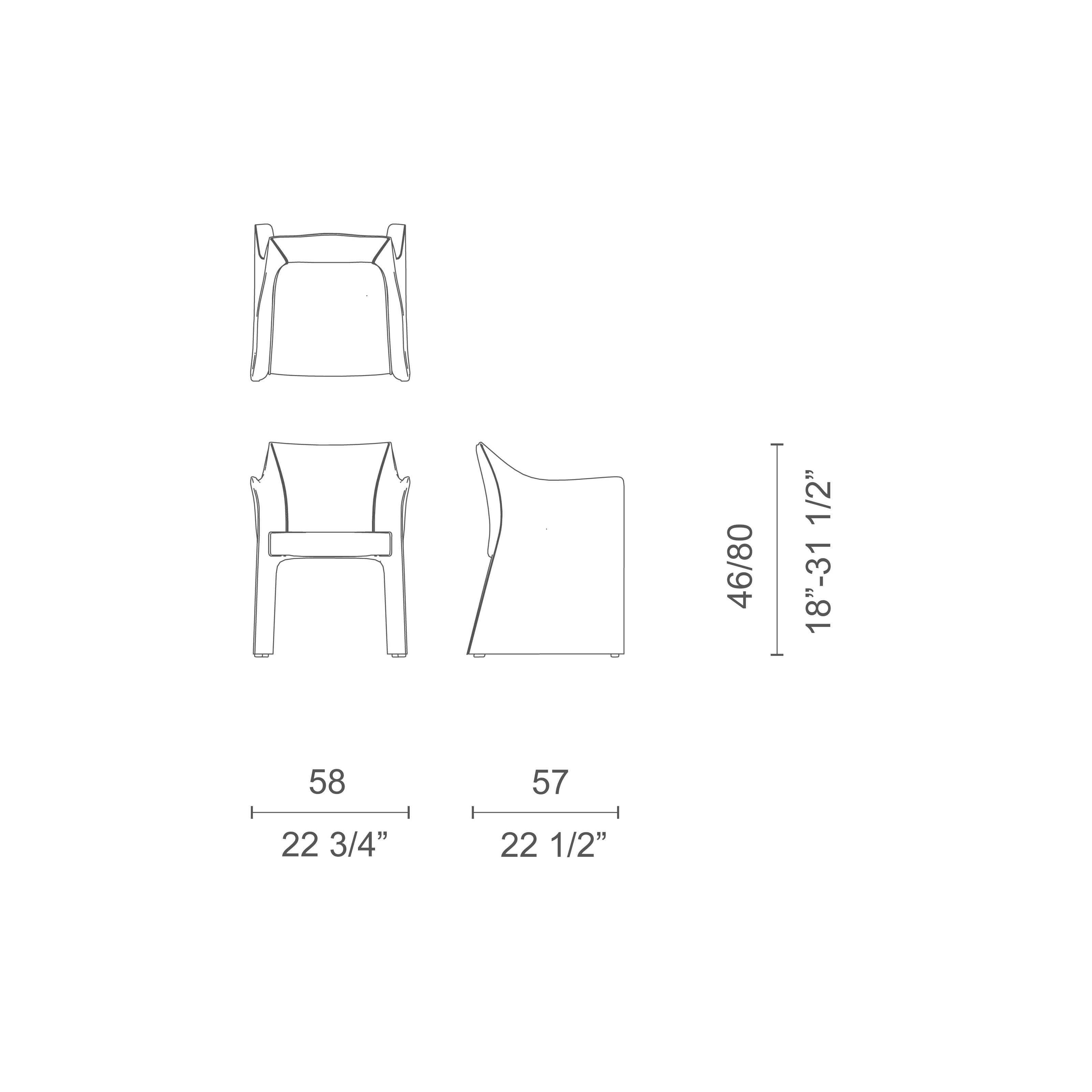 Cap Chair 2 by Jasper Morrison - Chairs and small armchairs | Cappellini