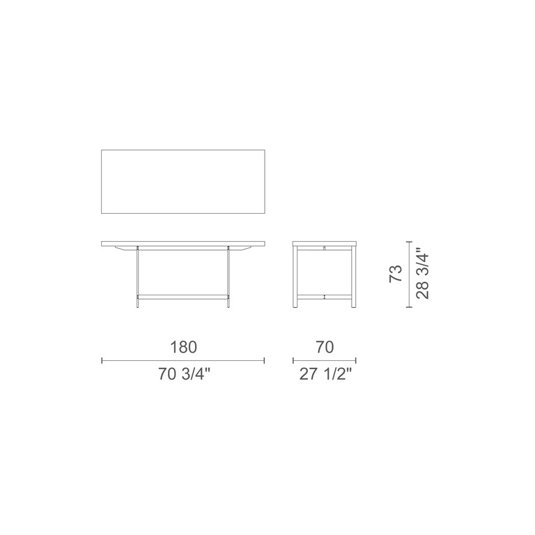 Lochness Table by Piero Lissoni - Tables | Cappellini