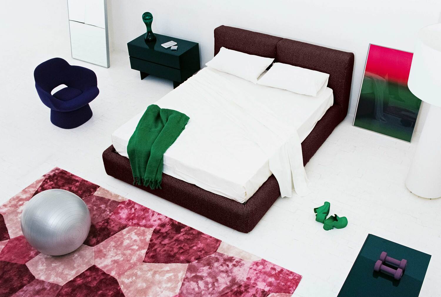 Oblong Plus Bed by Jasper Morrison - Beds | Cappellini