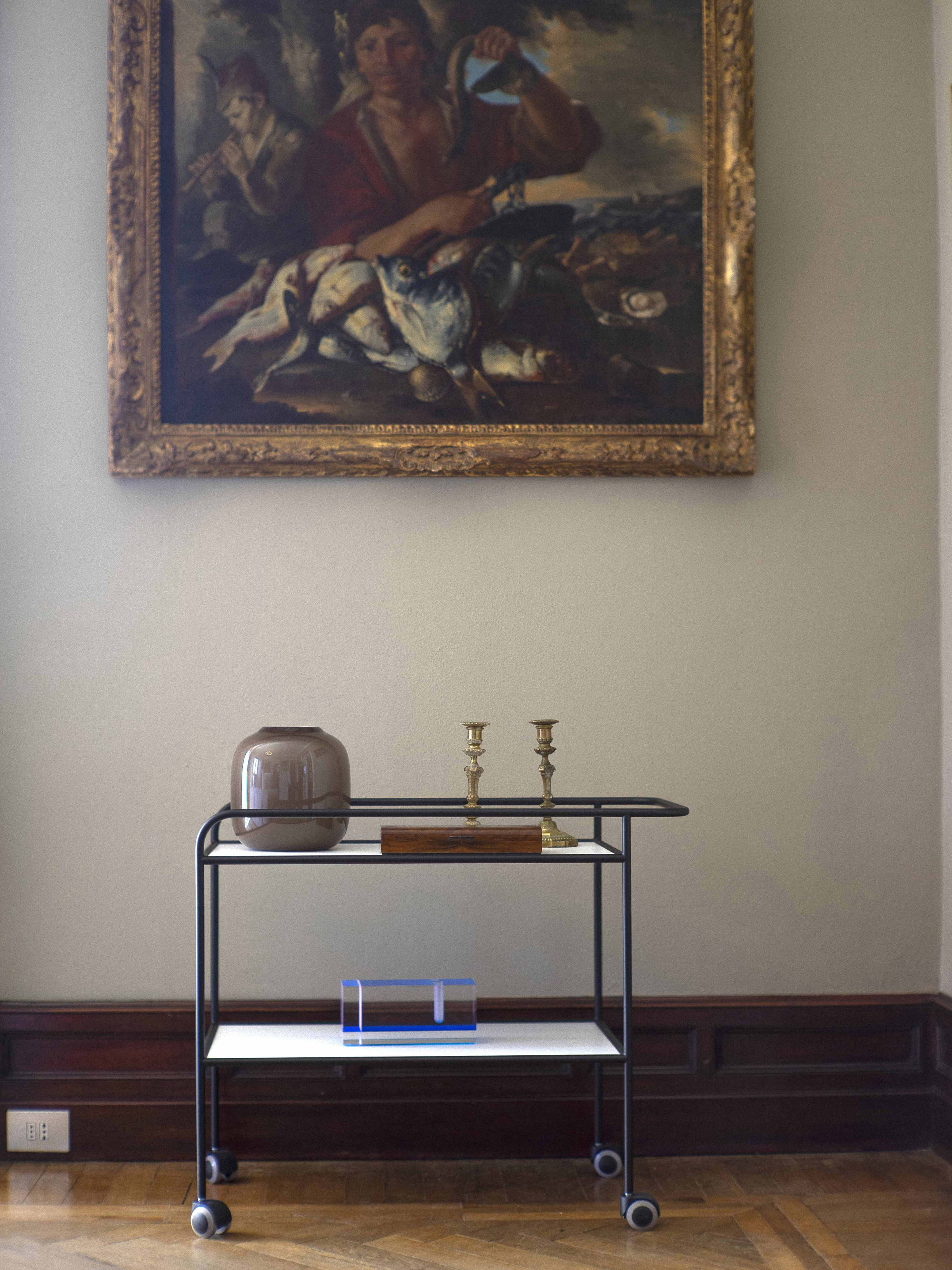 Steel Pipe Drink Trolley by Shiro Kuramata - Complementary | Cappellini