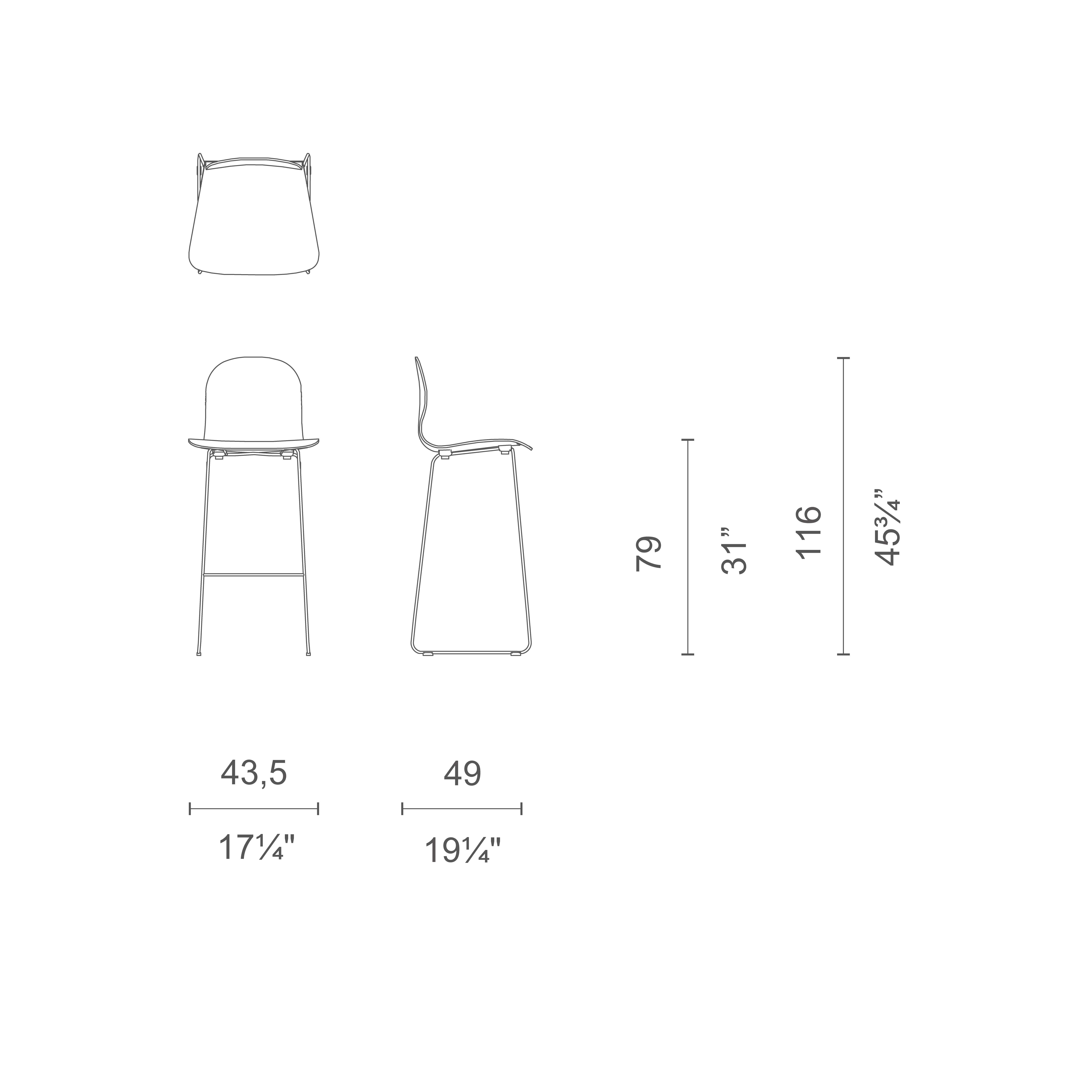 Tate Color Stool by Jasper Morrison - Stools | Cappellini
