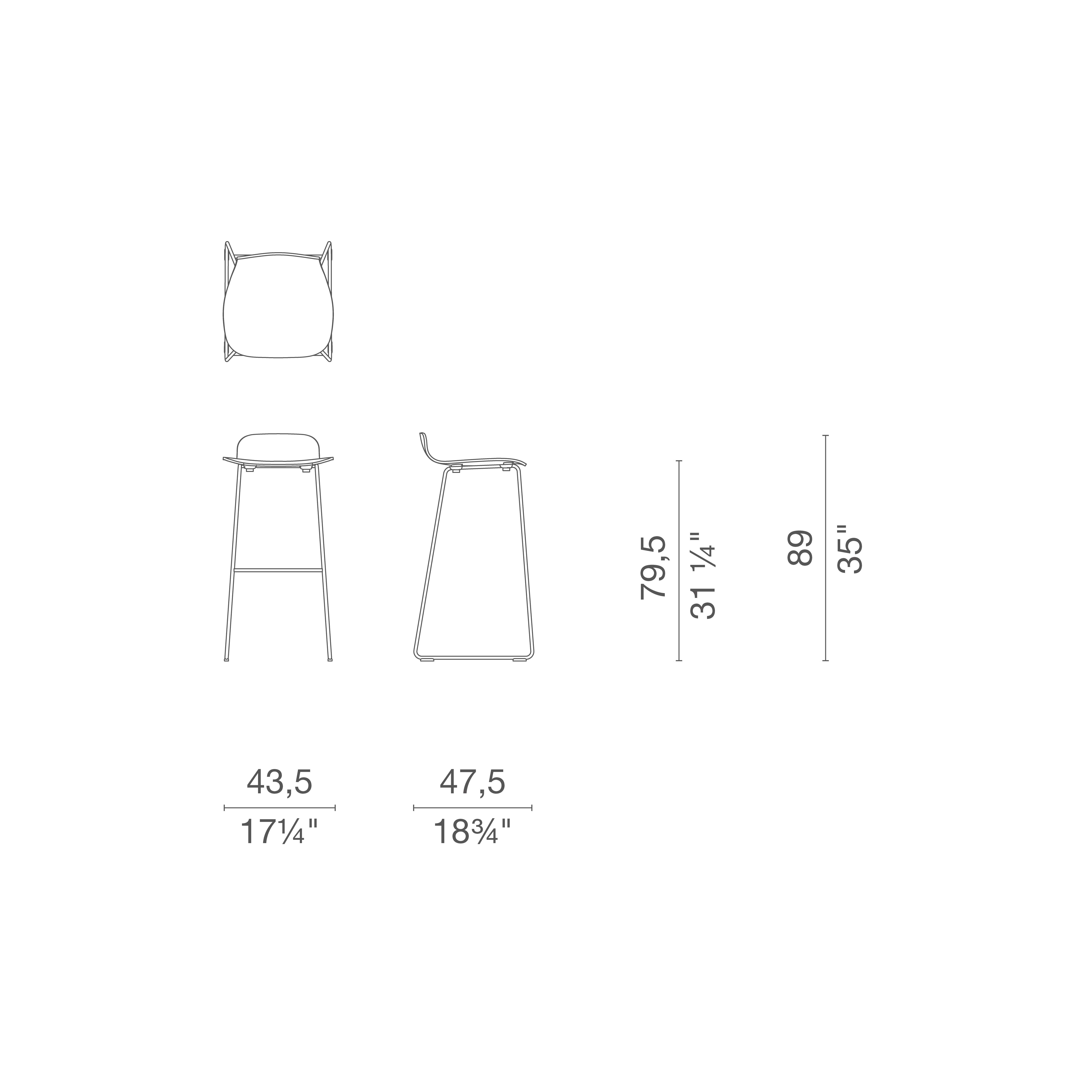 Tate Wood Stool by Jasper Morrison - Stools | Cappellini