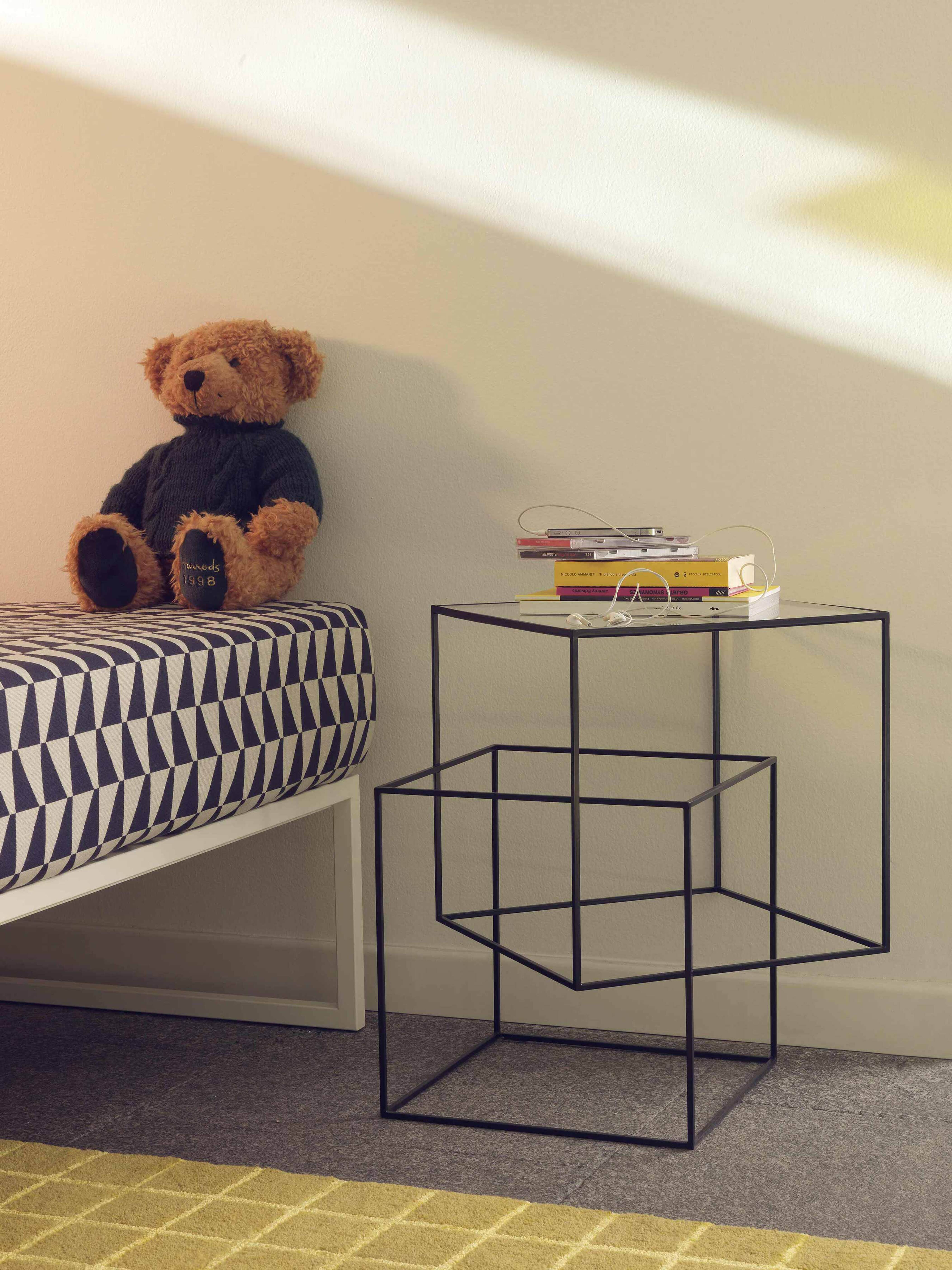 Thin Black Table by Nendo - Service tables | Cappellini