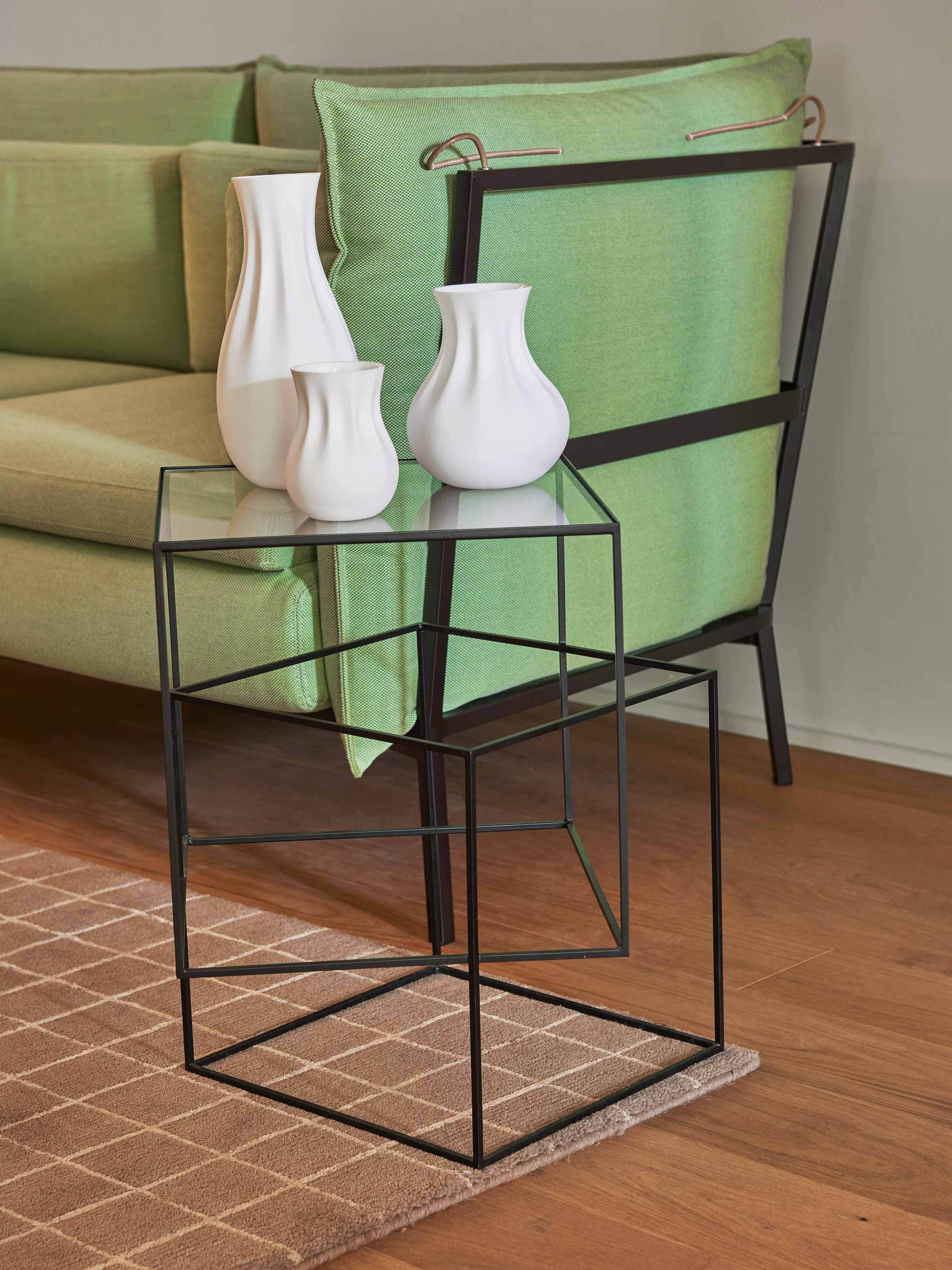 Thin Black Table by Nendo - Service tables | Cappellini